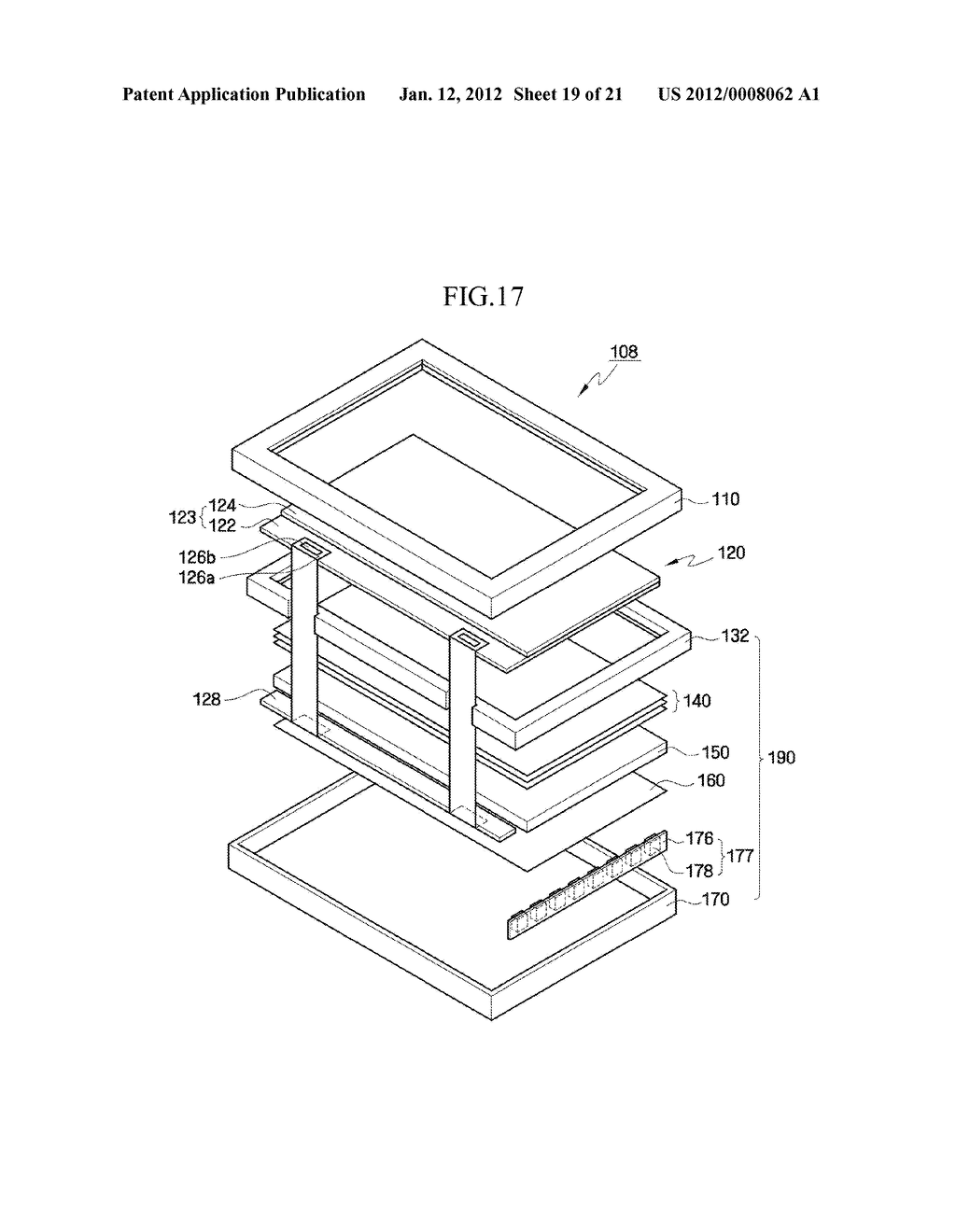 LIQUID CRYSTAL DISPLAY AND DISPLAY APPARATUS SET HAVING THE SAME - diagram, schematic, and image 20