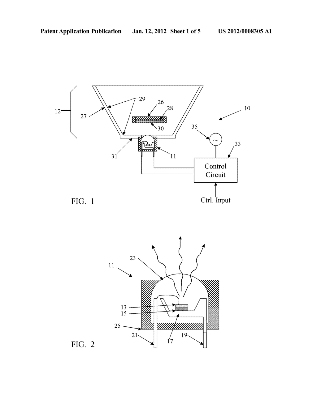 SOLID STATE LIGHTING SYSTEM WITH OPTIC PROVIDING OCCLUDED REMOTE PHOSPHOR - diagram, schematic, and image 02