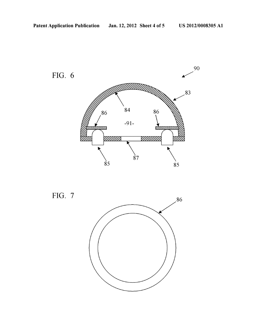 SOLID STATE LIGHTING SYSTEM WITH OPTIC PROVIDING OCCLUDED REMOTE PHOSPHOR - diagram, schematic, and image 05