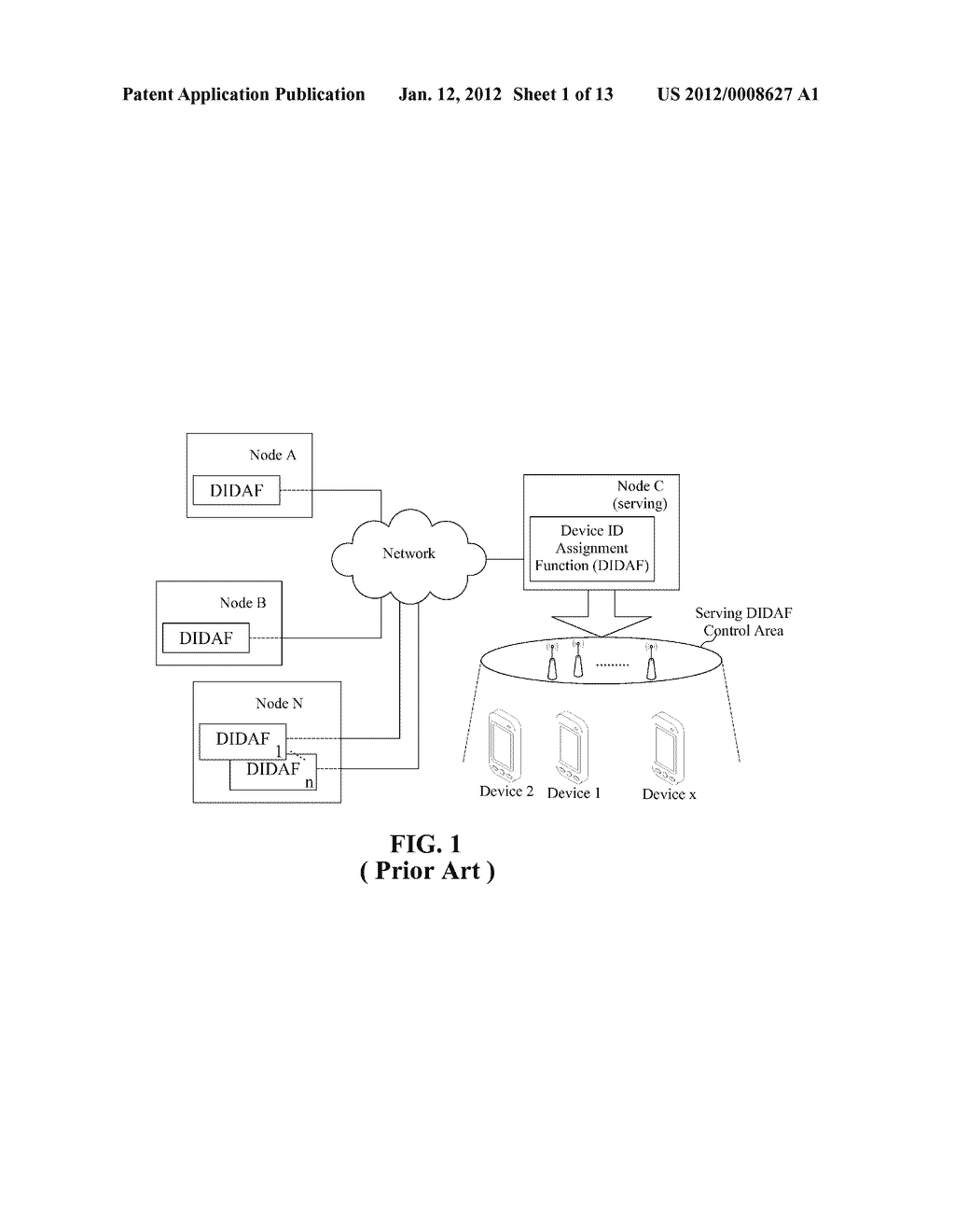 METHOD AND APPARATUS FOR ASSIGNING DEVICE IDENTIFIER WITH COLLISION     AVOIDANCE - diagram, schematic, and image 02