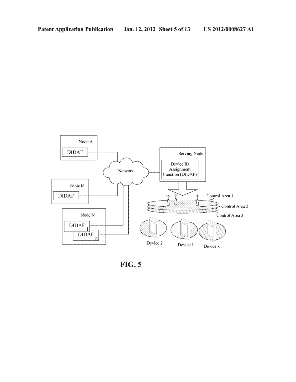 METHOD AND APPARATUS FOR ASSIGNING DEVICE IDENTIFIER WITH COLLISION     AVOIDANCE - diagram, schematic, and image 06