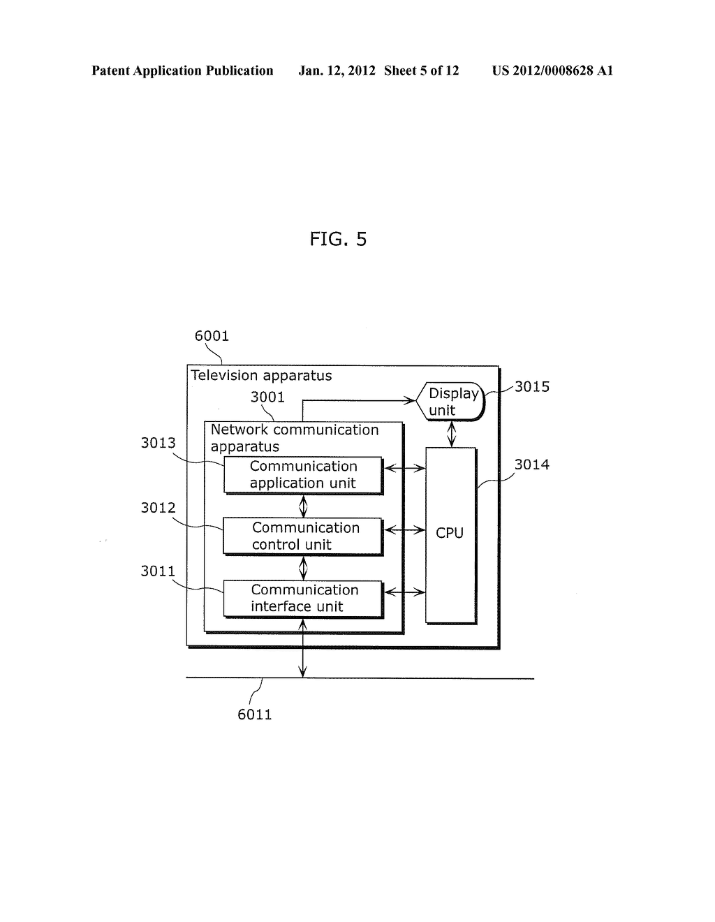 NETWORK COMMUNICATION APPARATUS, COMMUNICATION METHOD, AND INTEGRATED     CIRCUIT - diagram, schematic, and image 06