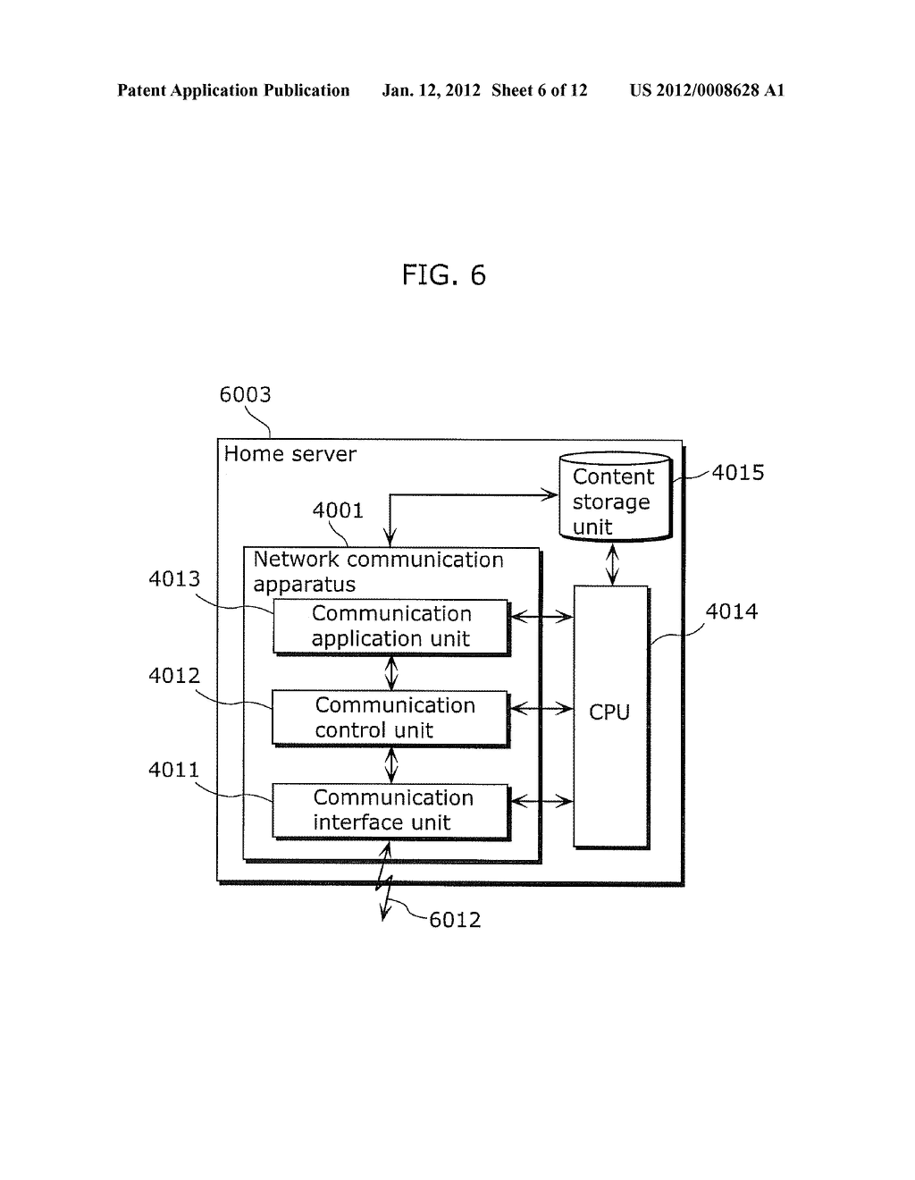 NETWORK COMMUNICATION APPARATUS, COMMUNICATION METHOD, AND INTEGRATED     CIRCUIT - diagram, schematic, and image 07