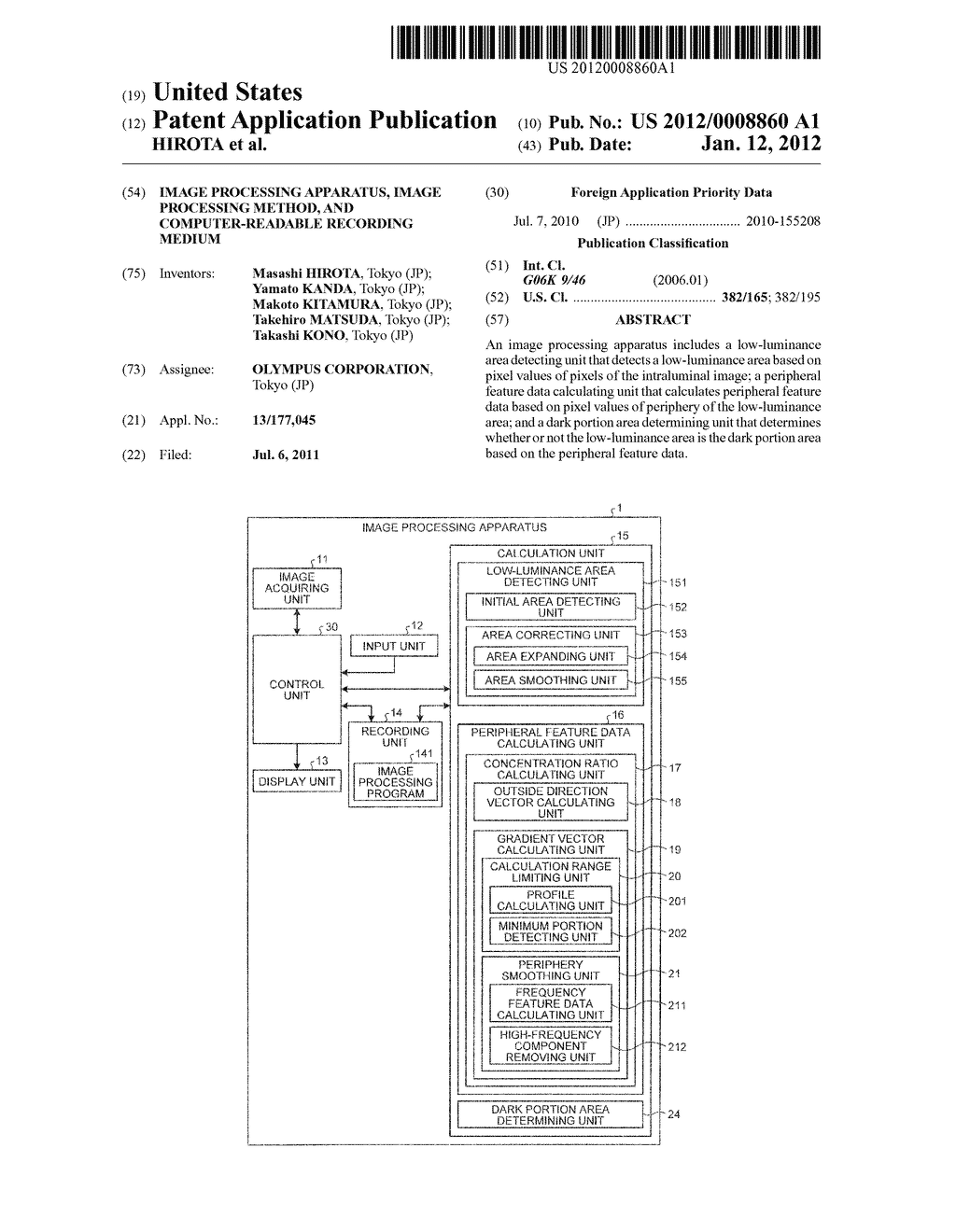 IMAGE PROCESSING APPARATUS, IMAGE PROCESSING METHOD, AND COMPUTER-READABLE     RECORDING MEDIUM - diagram, schematic, and image 01