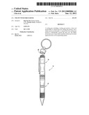 INK PEN WITH FIRESTARTER diagram and image