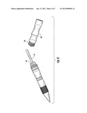 INK PEN WITH FIRESTARTER diagram and image