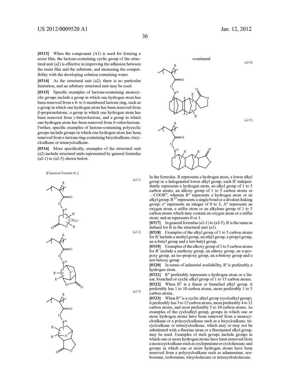 POSITIVE RESIST COMPOSITION AND METHOD OF FORMING RESIST PATTERN - diagram, schematic, and image 37