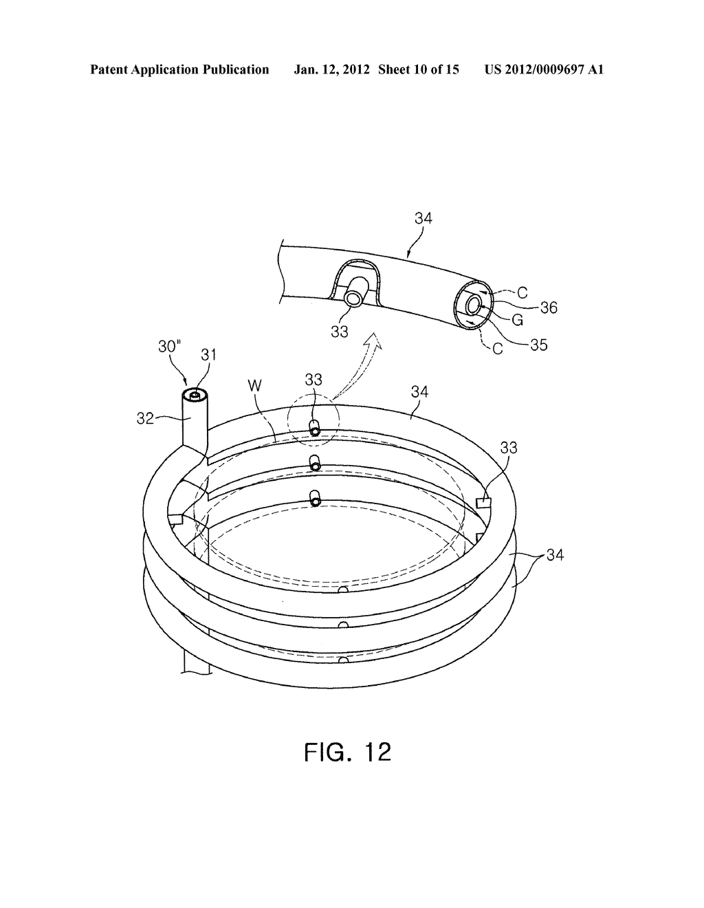 CHEMICAL VAPOR DEPOSITION APPARATUS AND METHOD OF FORMING SEMICONDUCTOR     EPITAXIAL THIN FILM USING THE SAME - diagram, schematic, and image 11