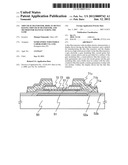 Thin Film Transistor, Display Device Having Thin Film Transistor, And     Method For Manufacturing The Same diagram and image