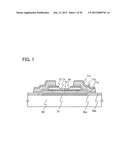 Thin Film Transistor, Display Device Having Thin Film Transistor, And     Method For Manufacturing The Same diagram and image