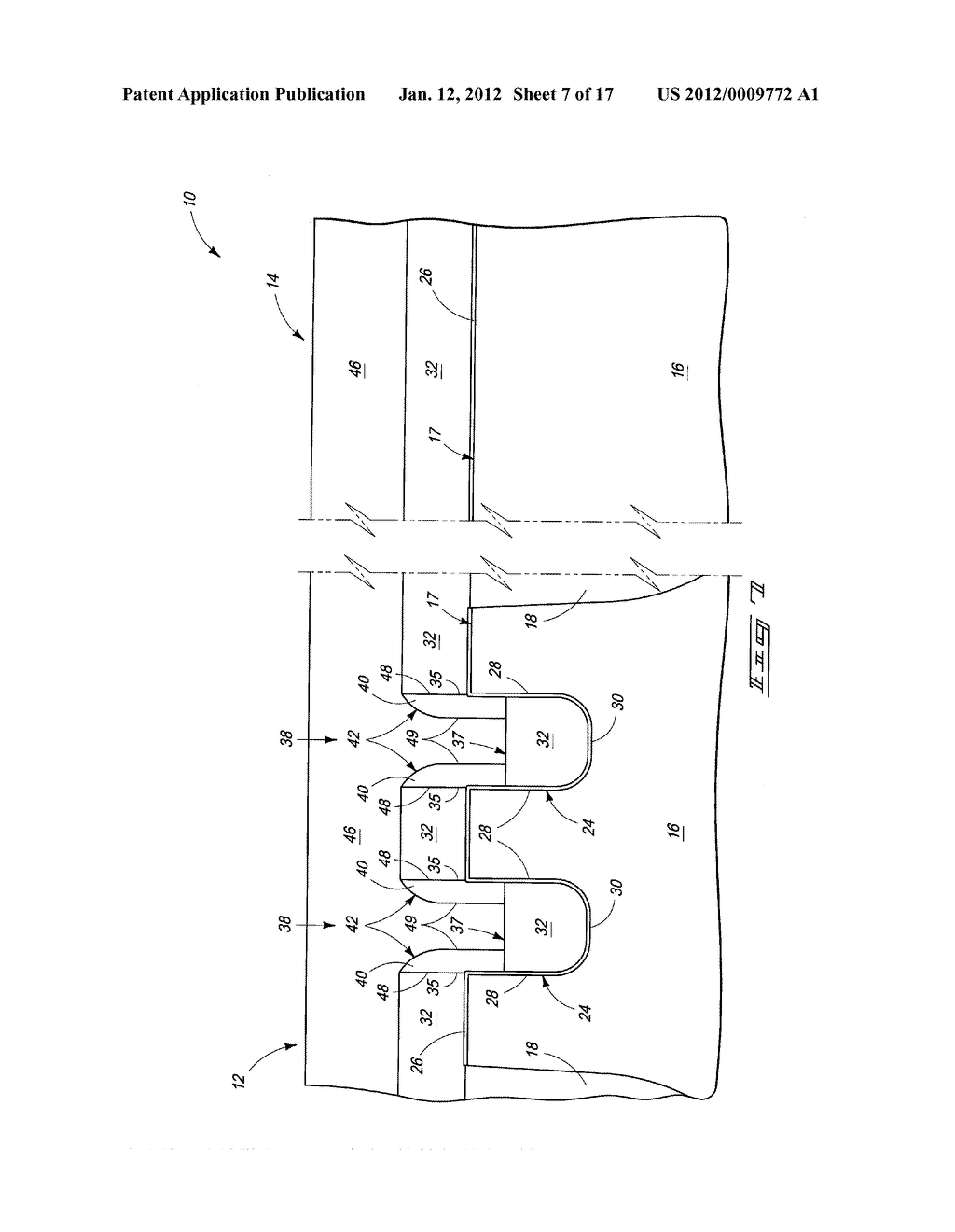 Gate Constructions Of Recessed Access Devices And Methods Of Forming Gate     Constructions Of Recessed Access Devices - diagram, schematic, and image 08