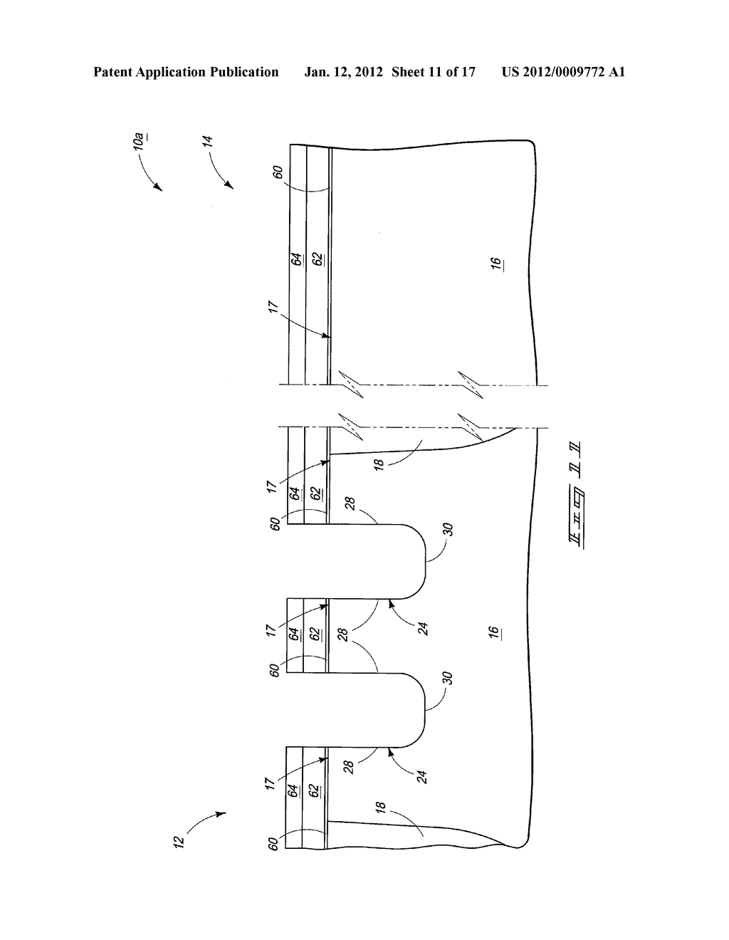 Gate Constructions Of Recessed Access Devices And Methods Of Forming Gate     Constructions Of Recessed Access Devices - diagram, schematic, and image 12