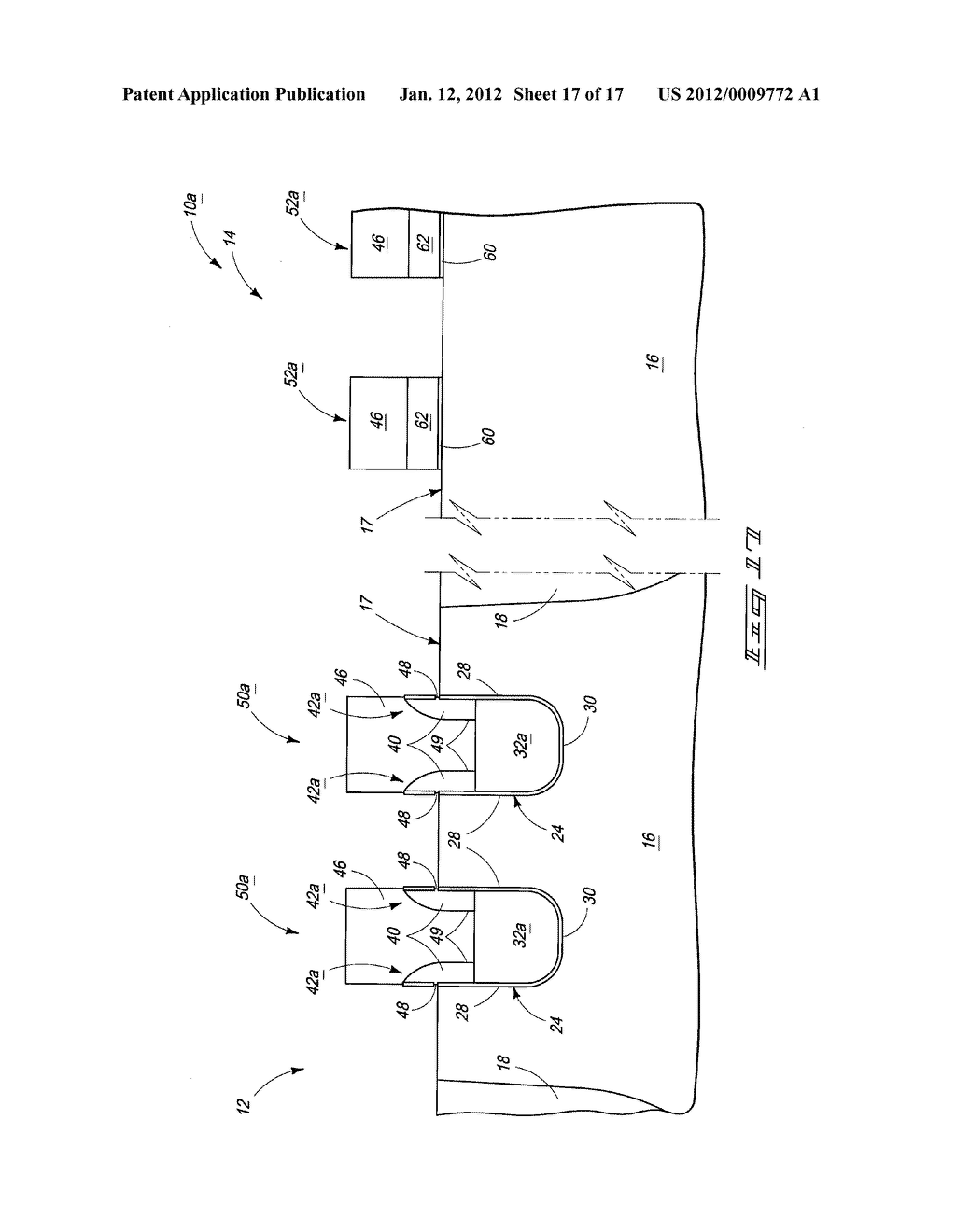 Gate Constructions Of Recessed Access Devices And Methods Of Forming Gate     Constructions Of Recessed Access Devices - diagram, schematic, and image 18