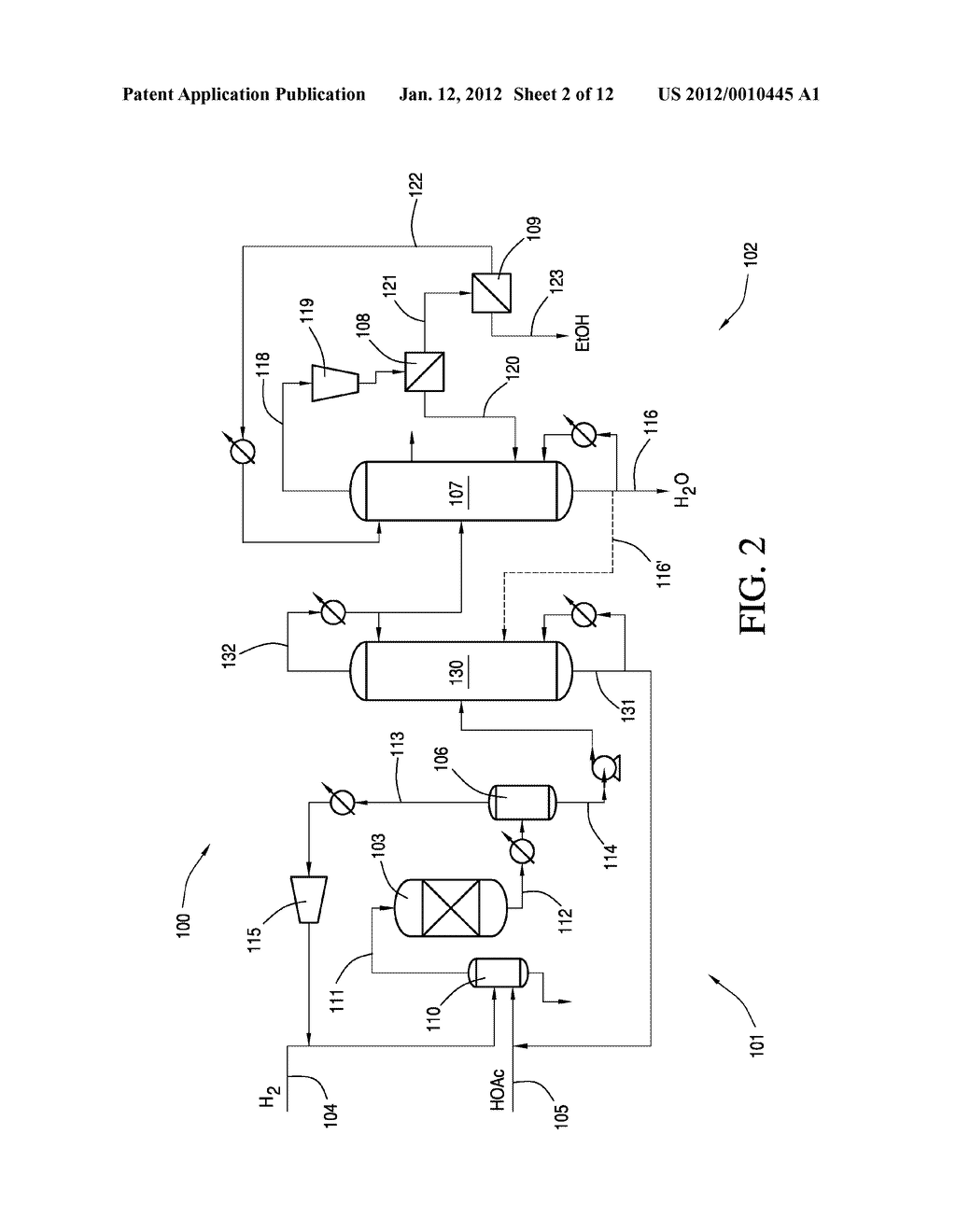 Low Energy Alcohol Recovery Processes - diagram, schematic, and image 03