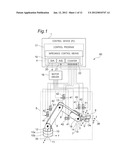 ROBOT, CONTROL DEVICE FOR ROBOT, AND CONTROL METHOD OF ROBOT diagram and image