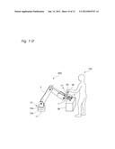 ROBOT, CONTROL DEVICE FOR ROBOT, AND CONTROL METHOD OF ROBOT diagram and image