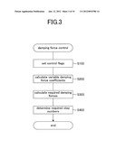 DAMPING FORCE CONTROL APPARATUS diagram and image