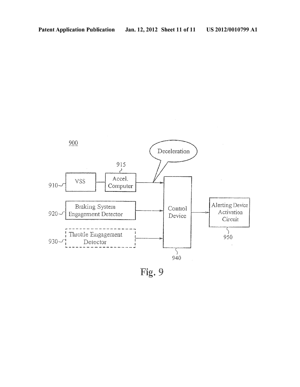 ABSOLUTE ACCELERATION SENSOR FOR USE WITHIN MOVING VEHICLES - diagram, schematic, and image 12