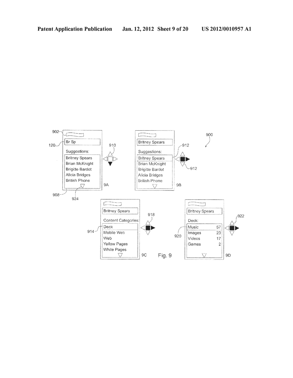 SYSTEM FOR TARGETING ADVERTISING CONTENT TO A PLURALITY OF MOBILE     COMMUNICATION FACILITIES - diagram, schematic, and image 10