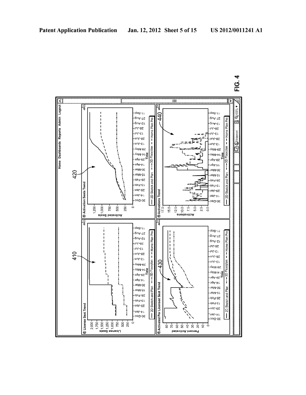 LICENSE AUDITING OF SOFTWARE USAGE BY ASSOCIATING SOFTWARE ACTIVATIONS     WITH DEVICE IDENTIFIERS - diagram, schematic, and image 06