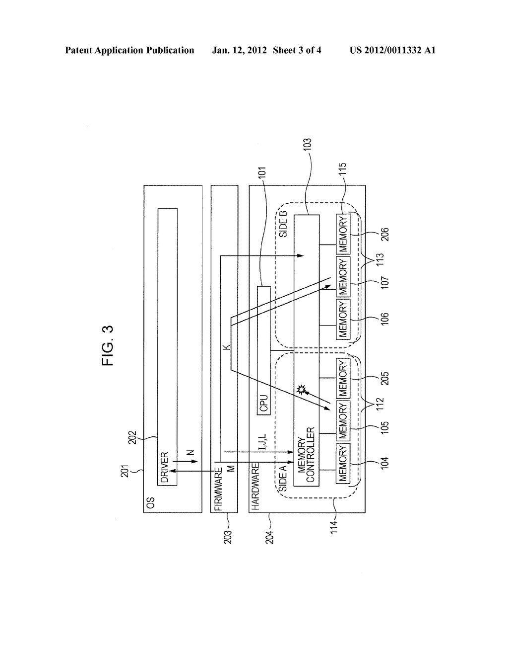DATA PROCESSING APPARATUS, METHOD FOR CONTROLLING DATA PROCESSING     APPARATUS AND MEMORY CONTROL APPARATUS - diagram, schematic, and image 04
