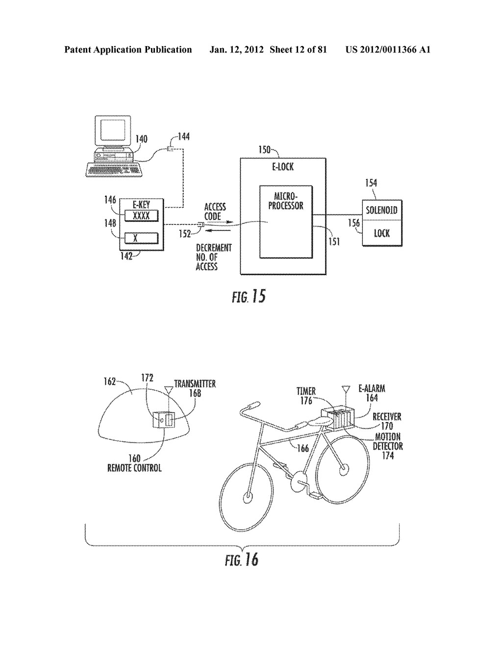 Method for Controlling and Recording the Security of an Enclosure - diagram, schematic, and image 13