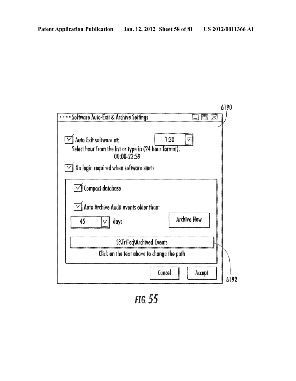 Method for Controlling and Recording the Security of an Enclosure - diagram, schematic, and image 59