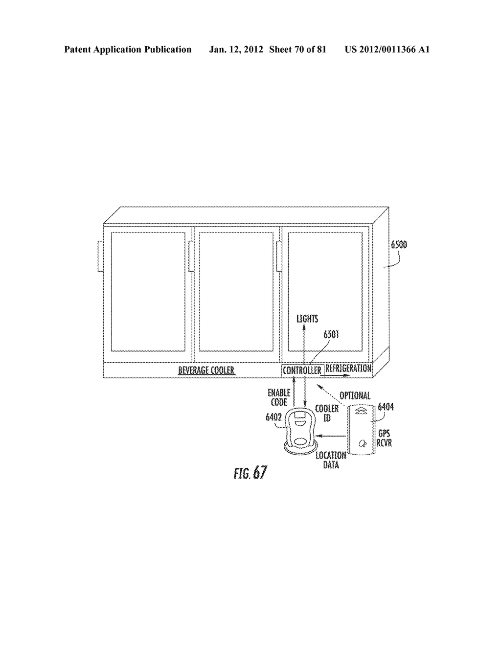 Method for Controlling and Recording the Security of an Enclosure - diagram, schematic, and image 71