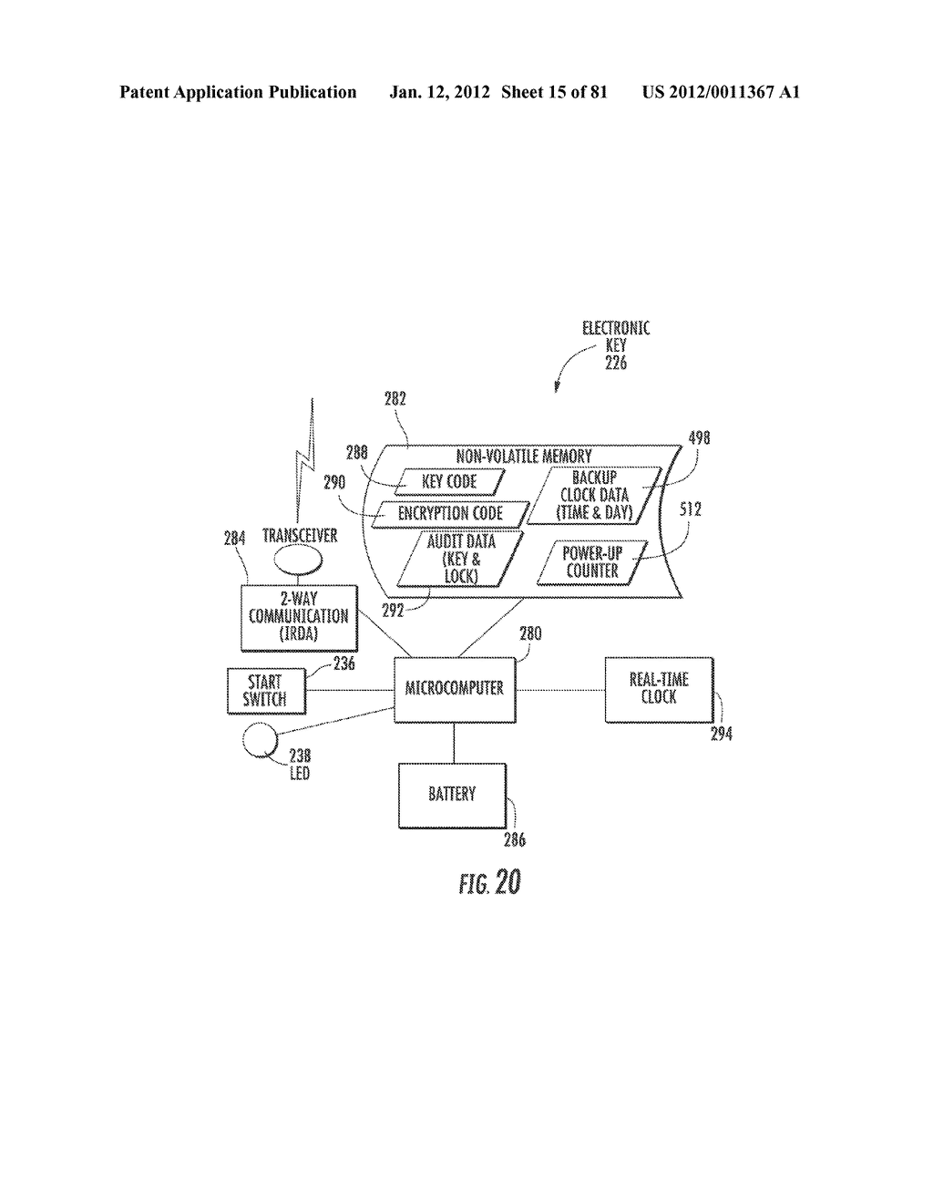 Method for Controlling and Recording the Security of an Enclosure - diagram, schematic, and image 16