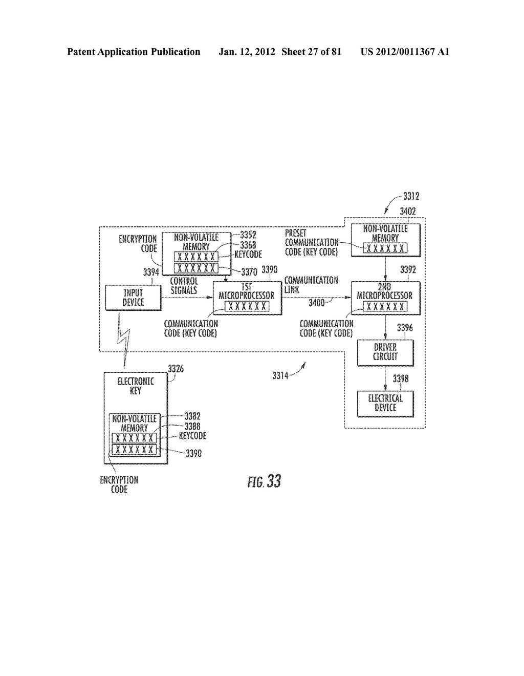 Method for Controlling and Recording the Security of an Enclosure - diagram, schematic, and image 28