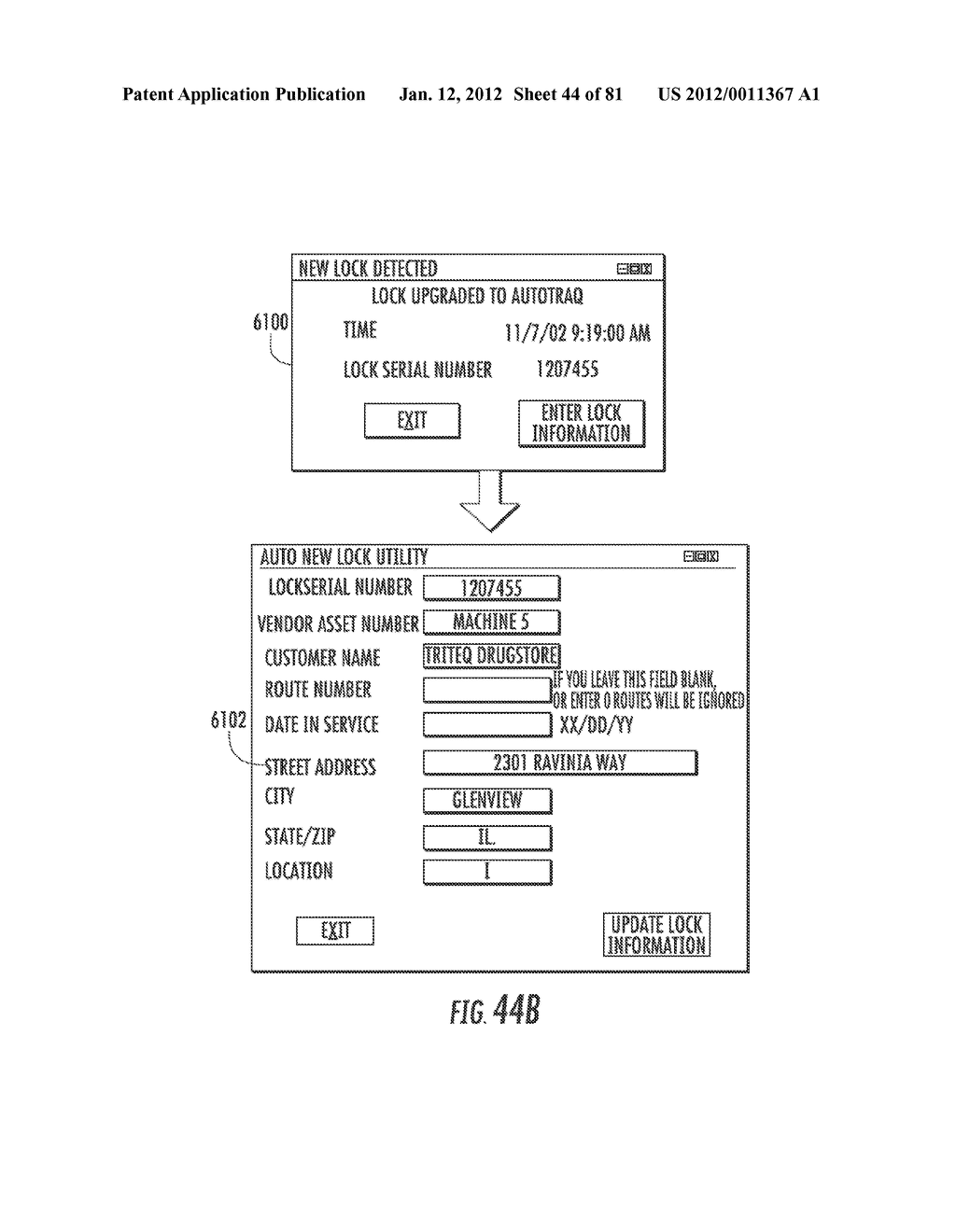 Method for Controlling and Recording the Security of an Enclosure - diagram, schematic, and image 45