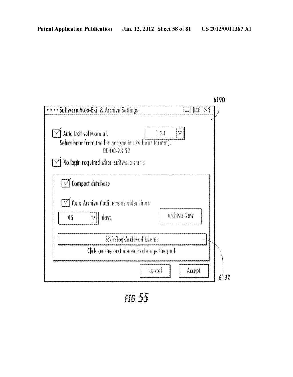 Method for Controlling and Recording the Security of an Enclosure - diagram, schematic, and image 59