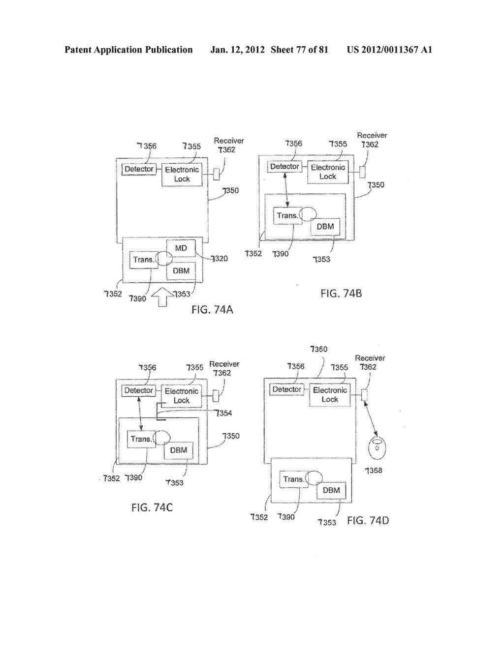 Method for Controlling and Recording the Security of an Enclosure - diagram, schematic, and image 78