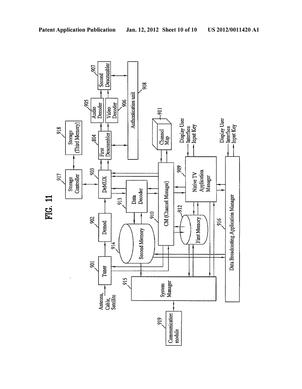 CHANNEL EQUALIZER AND METHOD OF PROCESSING TELEVISION SIGNAL IN DTV SYSTEM - diagram, schematic, and image 11