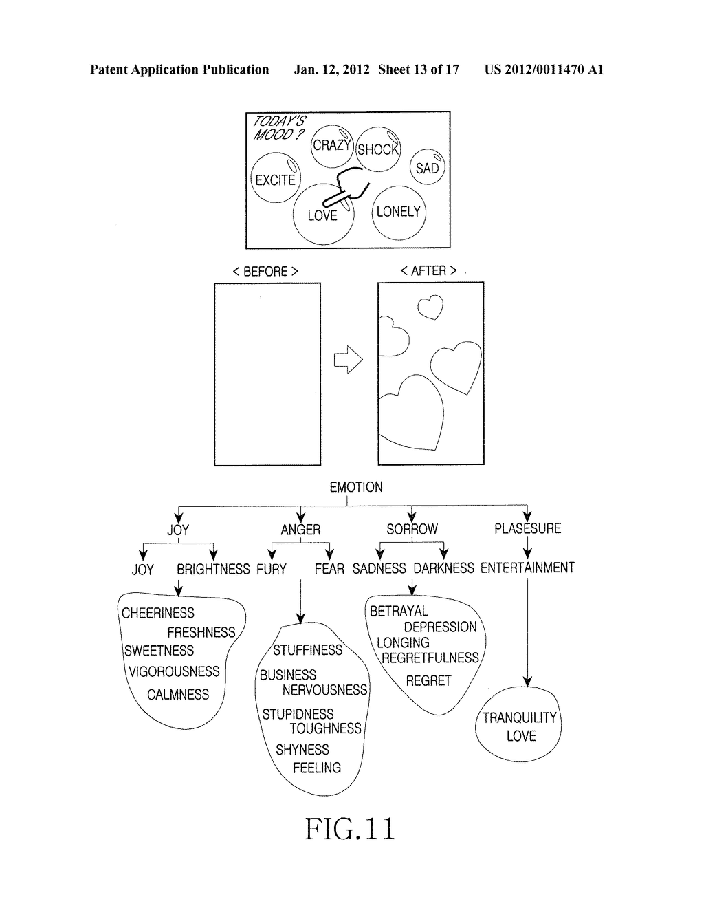 METHOD AND APPARATUS FOR MANAGING MENU ITEM IN A PORTABLE TERMINAL - diagram, schematic, and image 14