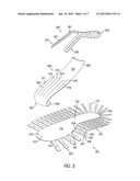 Article of Footwear Comprising a Plurality of Strips diagram and image