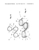 DEVICE FOR TREATING PACKAGING MEANS diagram and image