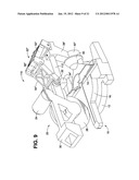 GLIDE MOVEMENT CONTROLLER AND POWER MITER SAW INCLUDING SUCH CONTROLLER diagram and image