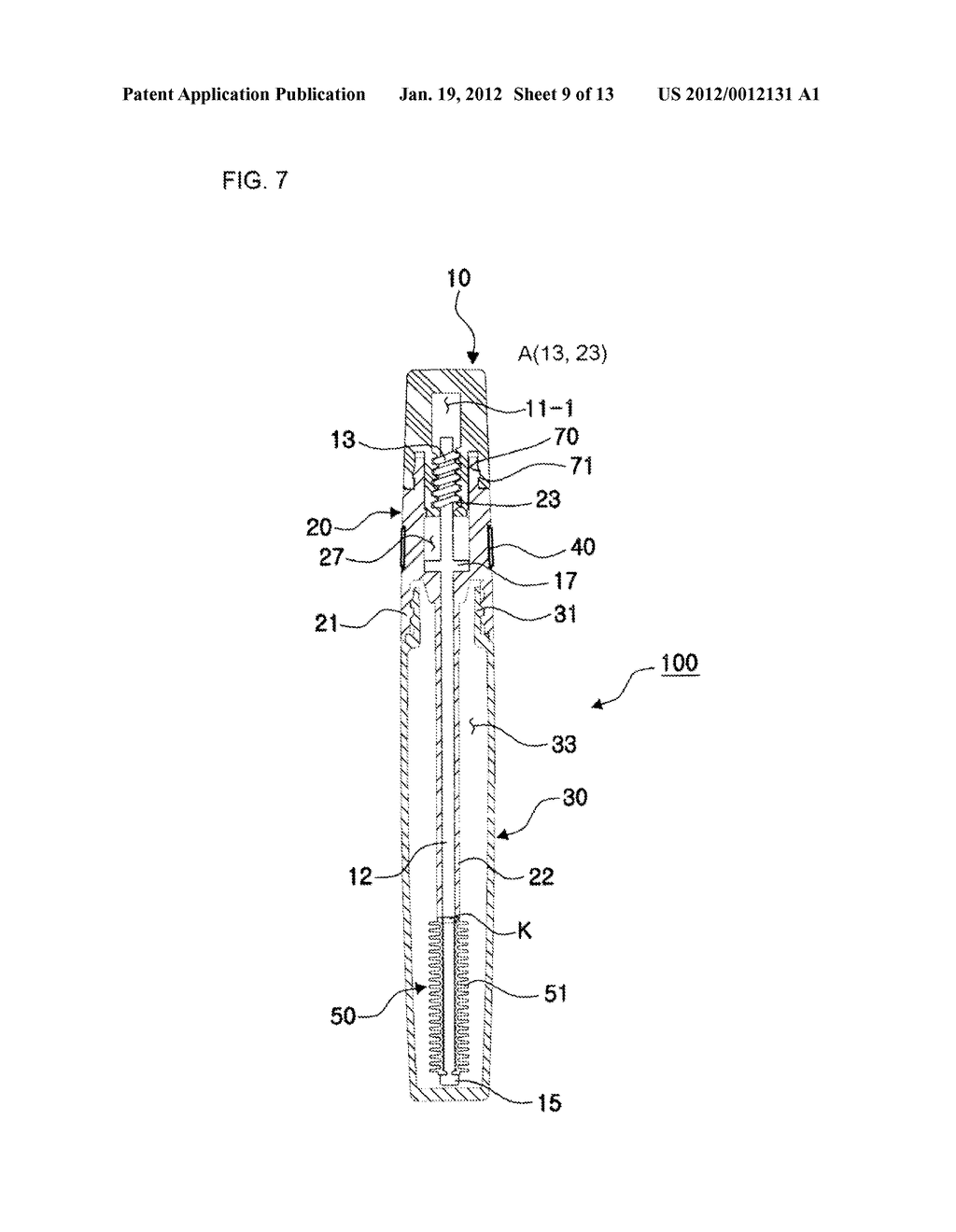 MASCARA BRUSH WITH CONTROLLABLE BRUSH LENGTH - diagram, schematic, and image 10