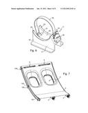 INTERIOR COVERING DEVICE FOR AN AIRCRAFT CABIN INCORPORATING AT LEAST ONE     SYSTEM diagram and image