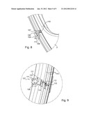 INTERIOR COVERING DEVICE FOR AN AIRCRAFT CABIN INCORPORATING AT LEAST ONE     SYSTEM diagram and image