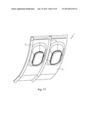 INTERIOR COVERING DEVICE FOR AN AIRCRAFT CABIN INCORPORATING AT LEAST ONE     SYSTEM diagram and image