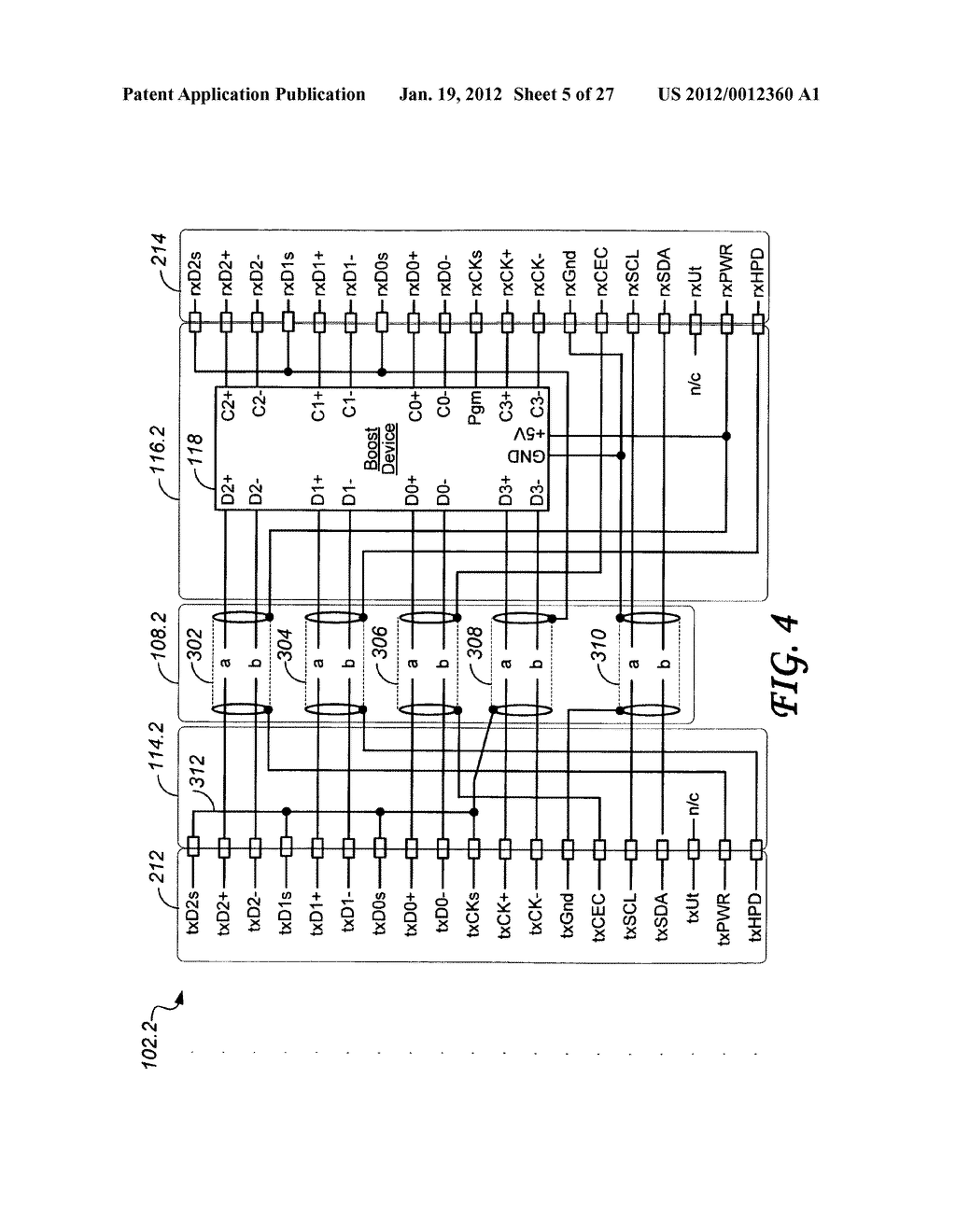 High speed data cable using an outer braid to carry a signal - diagram, schematic, and image 06