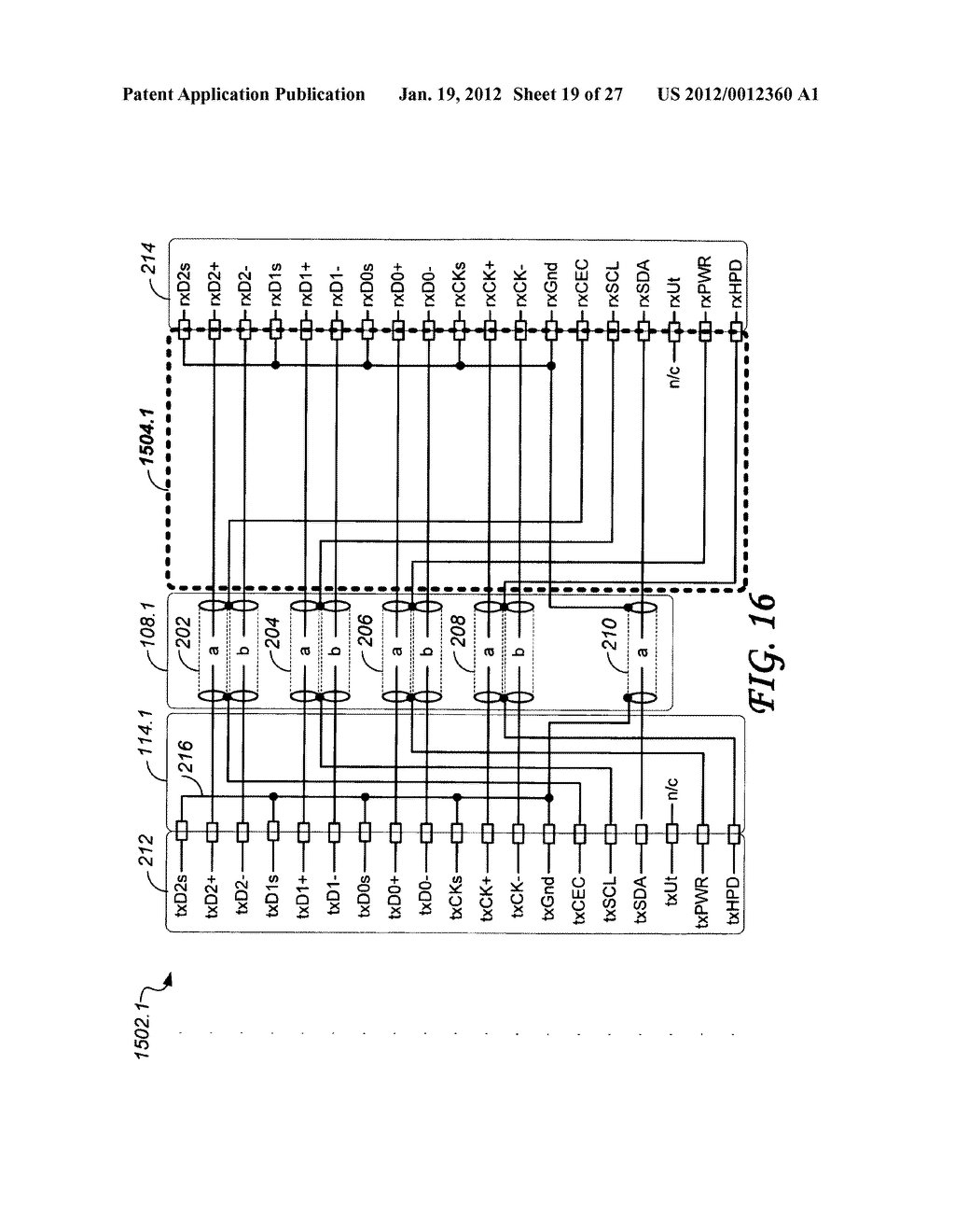 High speed data cable using an outer braid to carry a signal - diagram, schematic, and image 20