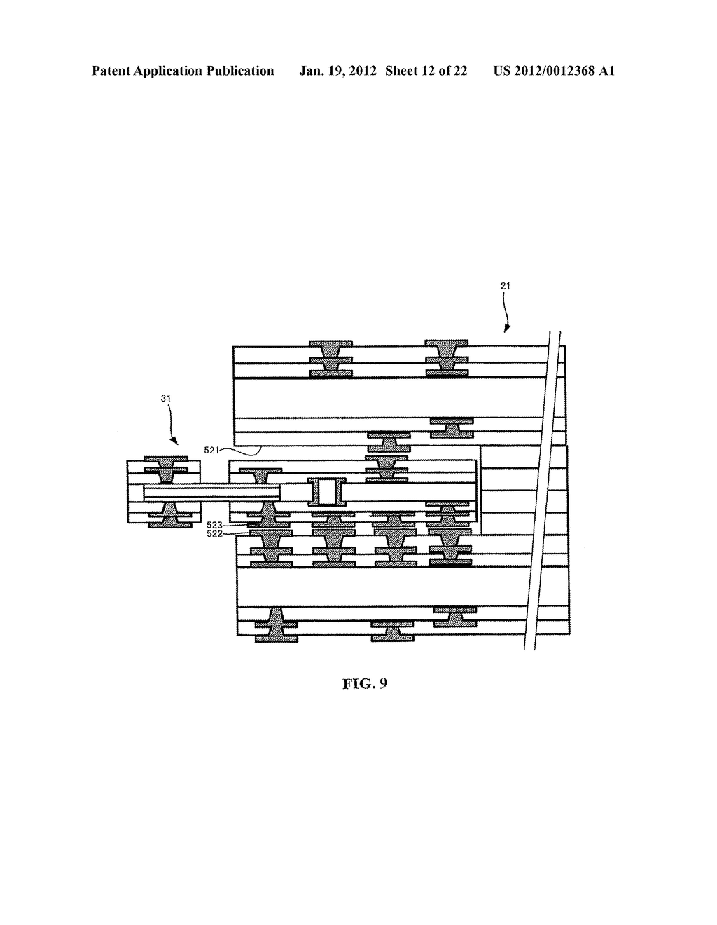 MULTILAYER WIRING BOARD AND METHOD FOR MANUFACTURING THE SAME - diagram, schematic, and image 13