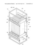 MEMBRANE MODULE UNIT AND ASSEMBLY METHOD, DISASSEMBLY METHOD, AND     MAINTENANCE METHOD FOR SAME, AND WATER-TREATMENT APPARATUS diagram and image