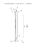 CONTAINER HAVING A PRE-CURVED LID diagram and image