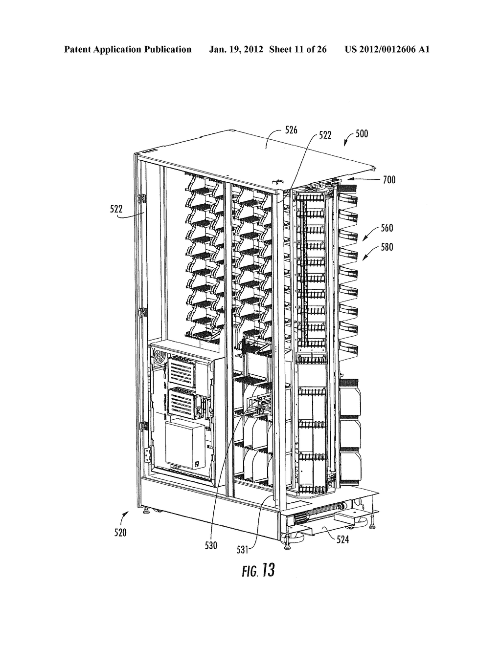 AUTOMATED PHARMACY SYSTEM FOR DISPENSING UNIT DOSES OF PHARMACEUTICALS AND     THE LIKE - diagram, schematic, and image 12