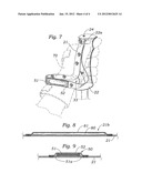 Sports pole wrist strap system diagram and image