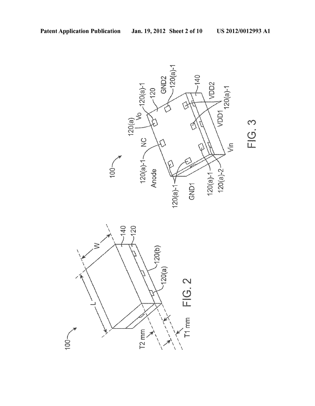 DIE PACKAGE INCLUDING SUBSTRATE WITH MOLDED DEVICE - diagram, schematic, and image 03